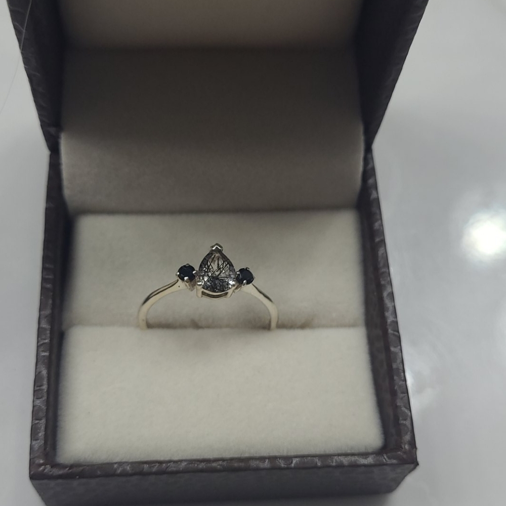 Rutilated Quartz Ring